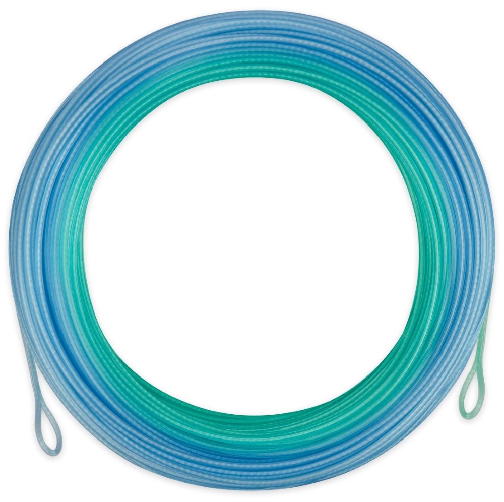 Airflo Ridge 2.0 Flats Universal Intermediate Power Core Tropical Saltwater ligne à mouche Teal/Aqua