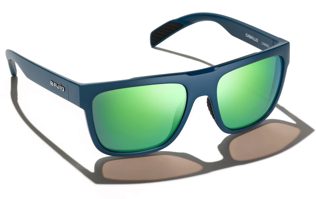 Bajio lunettes polarisantes Caballo - Blue Vin Matte (Green Mirror Glass)