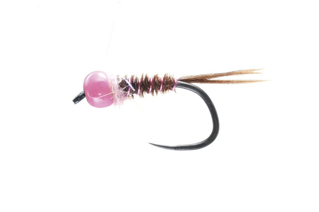 Soldarini Fly Tackle Nymphe en tungstène - Pheasant Tail Pink Bead