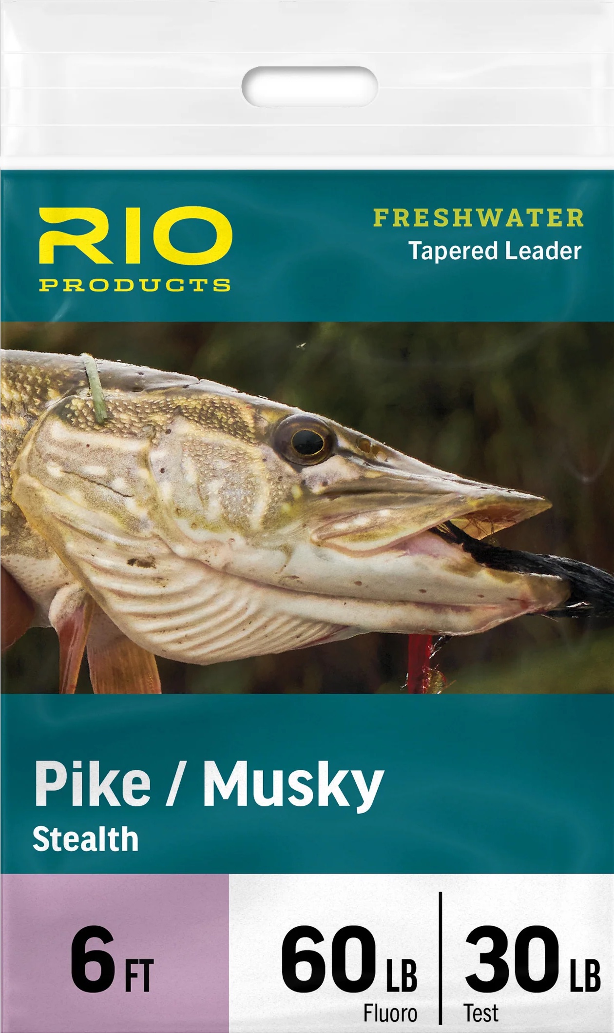 Rio Pike/Musky Stealth Leader bas de ligne 6 ft.