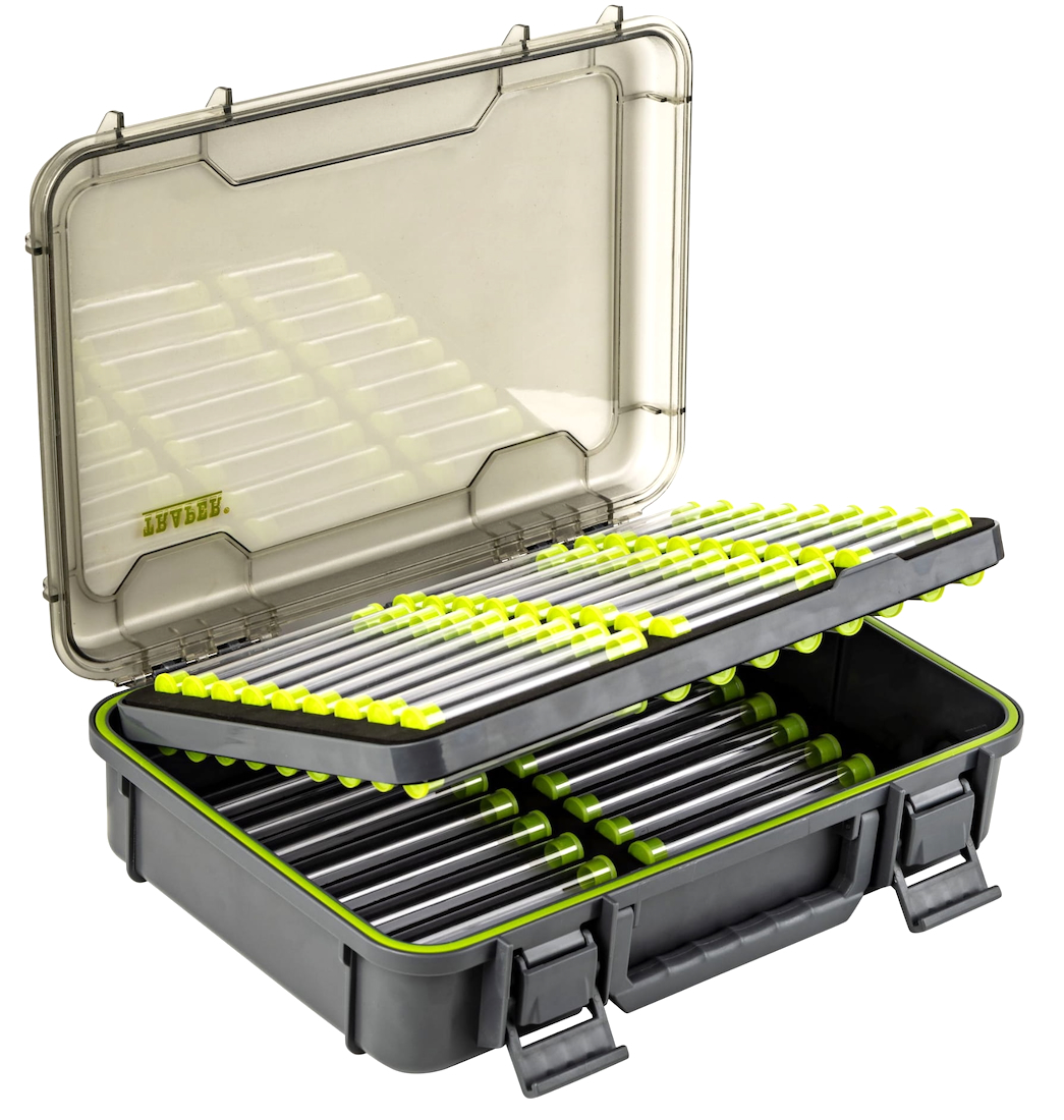 Traper Waterproof Giant Tube Fly Box - Mallette pour mouches à tube 6 cm à 12 cm