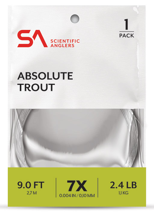 Scientific Anglers Absolute Trout Leader Bas de ligne 9ft.