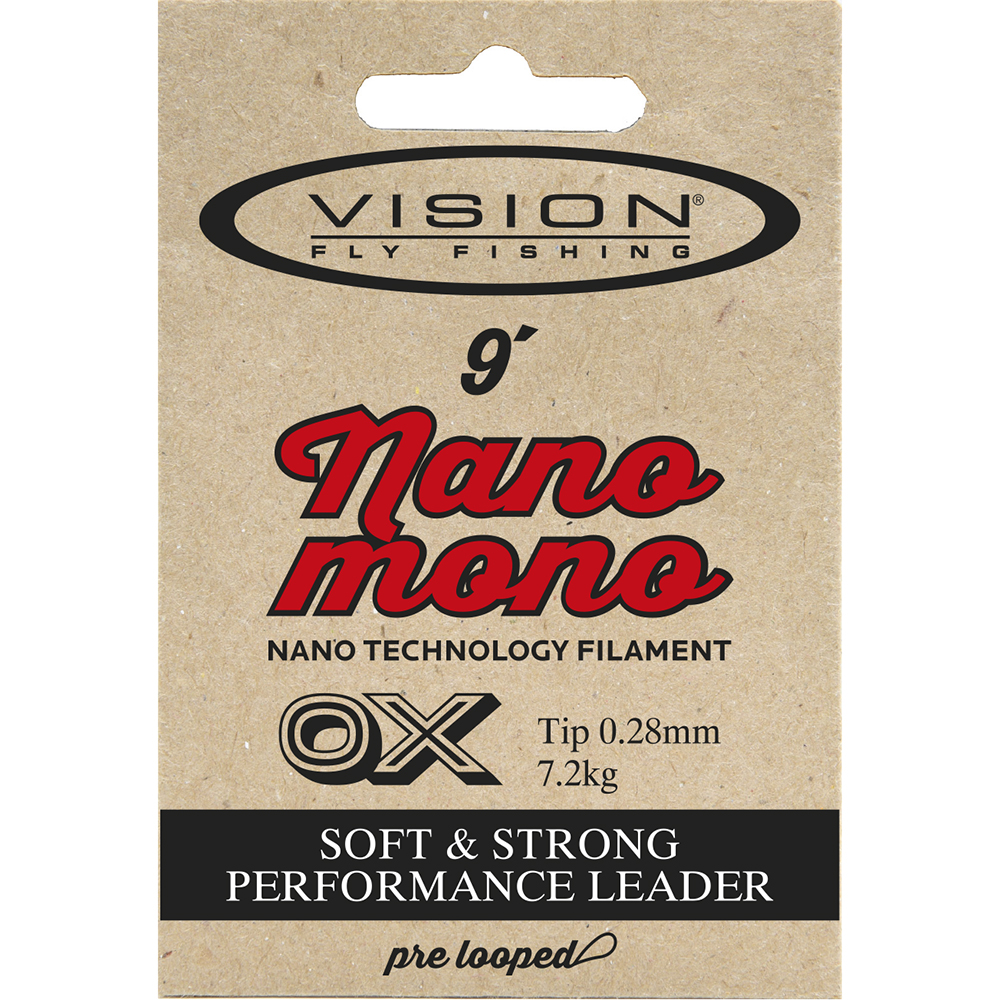 Vision Tapered leader Nano Mono 9 ft