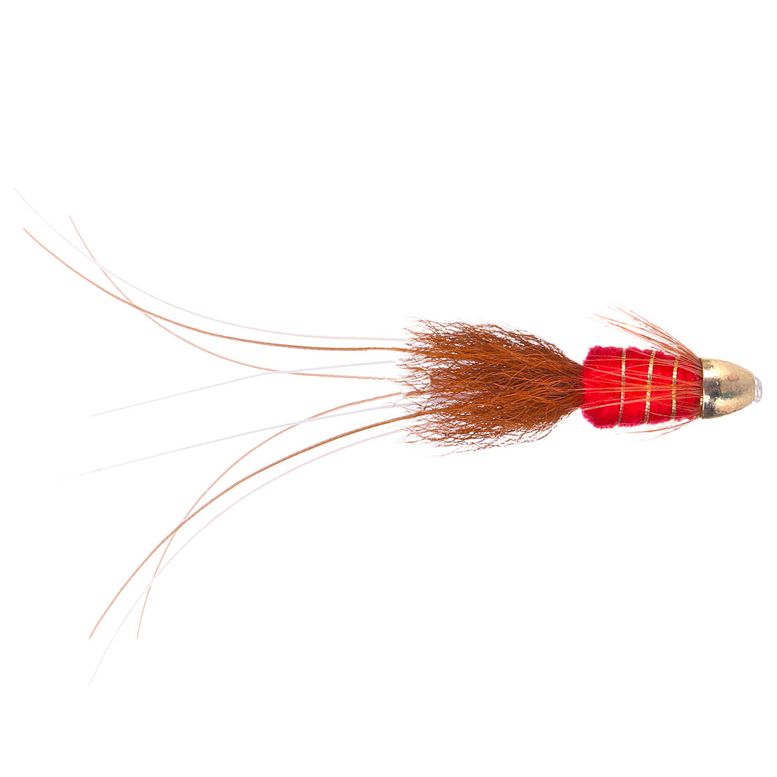 Superflies Mouche à saumon - Frances Red Tungsten Conehead