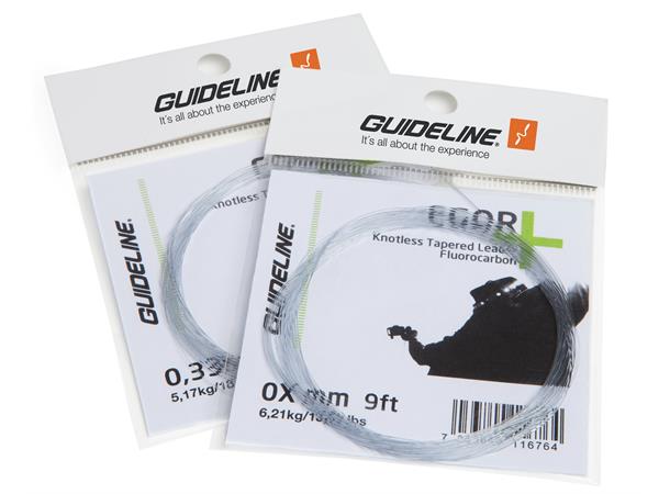 Guideline EGOR+ Fluorocarbone Tapered leader bas de ligne 9 ft