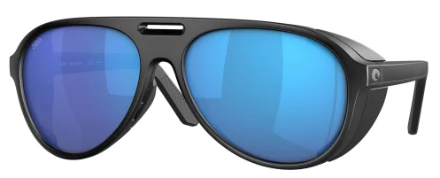 Costa Lunettes polarisantes Grand Catalina Matte Black (Blue Mirror 580G)