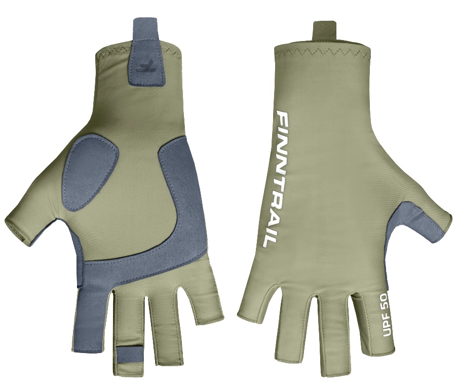 Finntrail Wave Fishing Sun Glove UPF50+ Gant Kaki