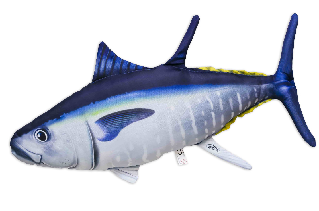 Coussin poisson doudou thon 65cm