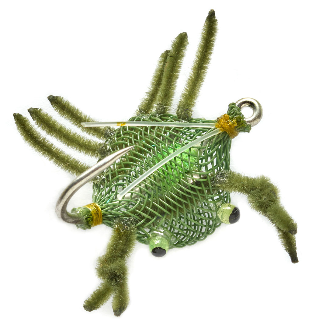 Fulling Mill mouche d'eau salée - Flexo Crab Weedless olive