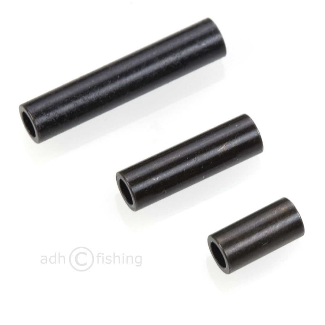 adh-fishing US Laiton Tube Poids Cylindre Noir