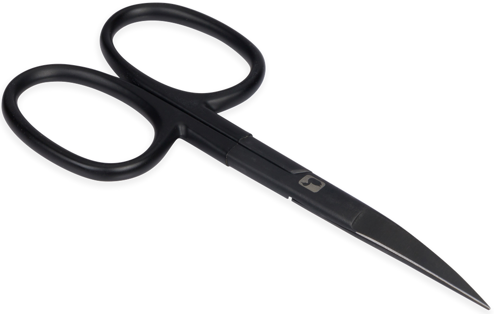 Loon Ergo Curved Hair Scissors - Black - Ciseaux de montage courbes