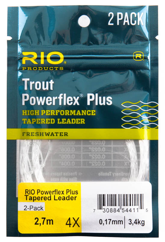 Rio Powerflex Plus Tapered leader, pack de 2