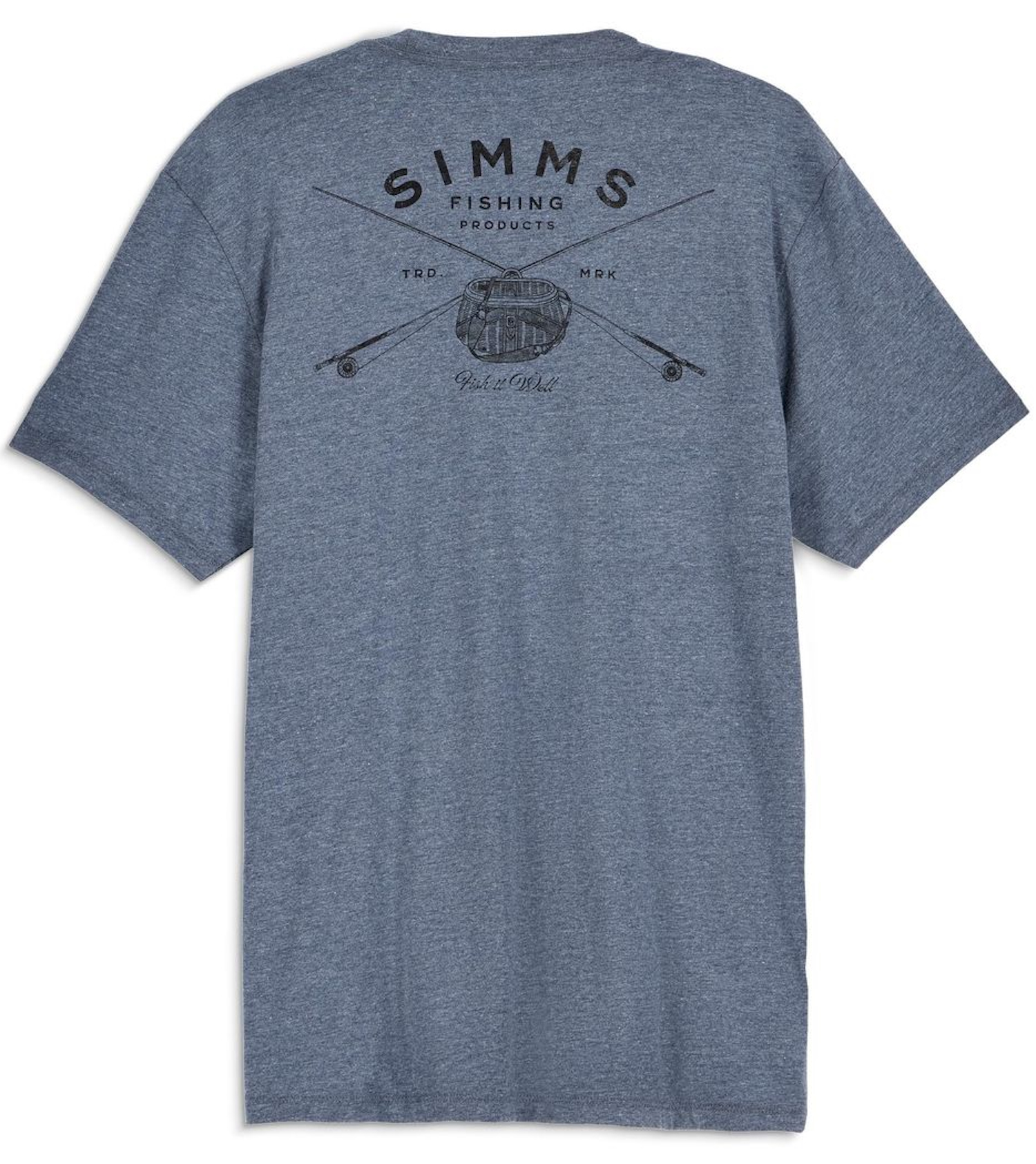 Simms Classic Tackle T-Shirt Athletic Heather