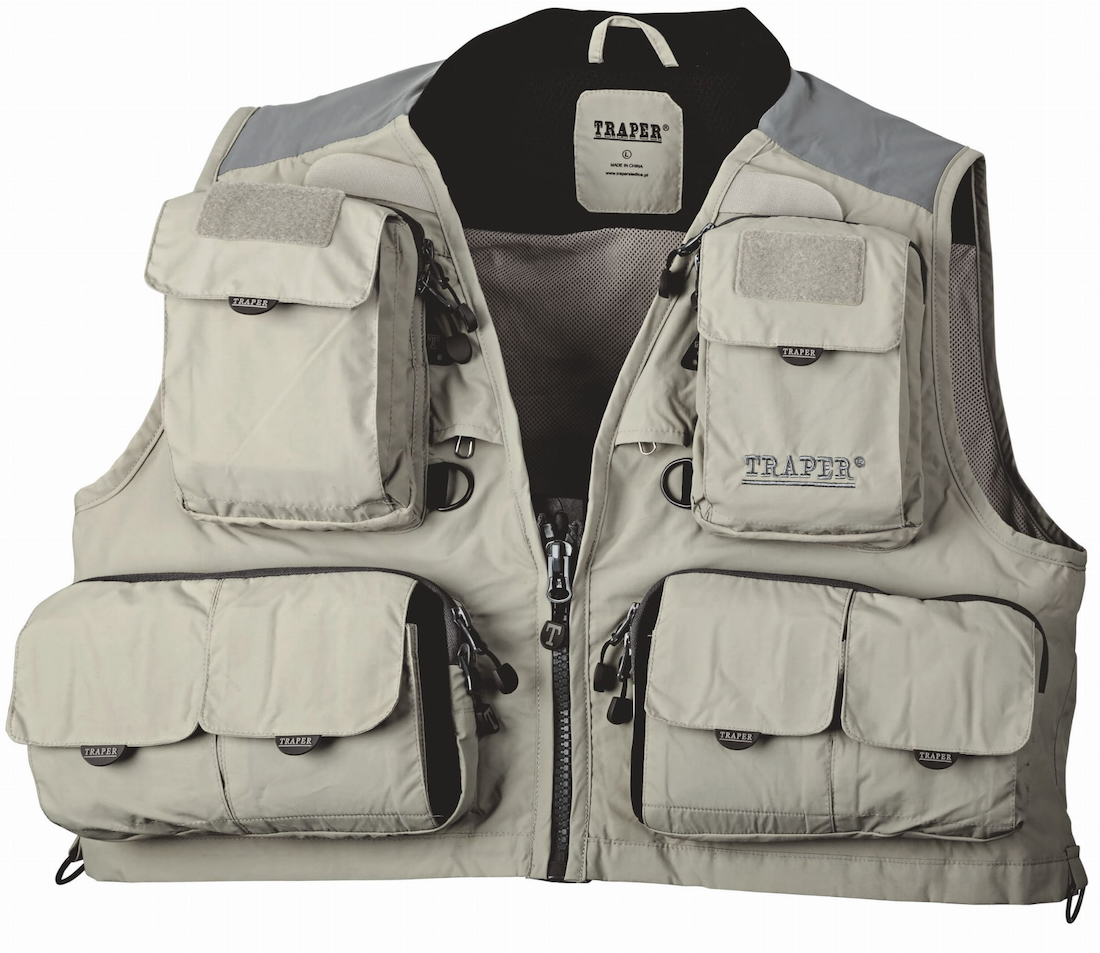 Traper Vest Dakota Gilet de pêche à la mouche Grey