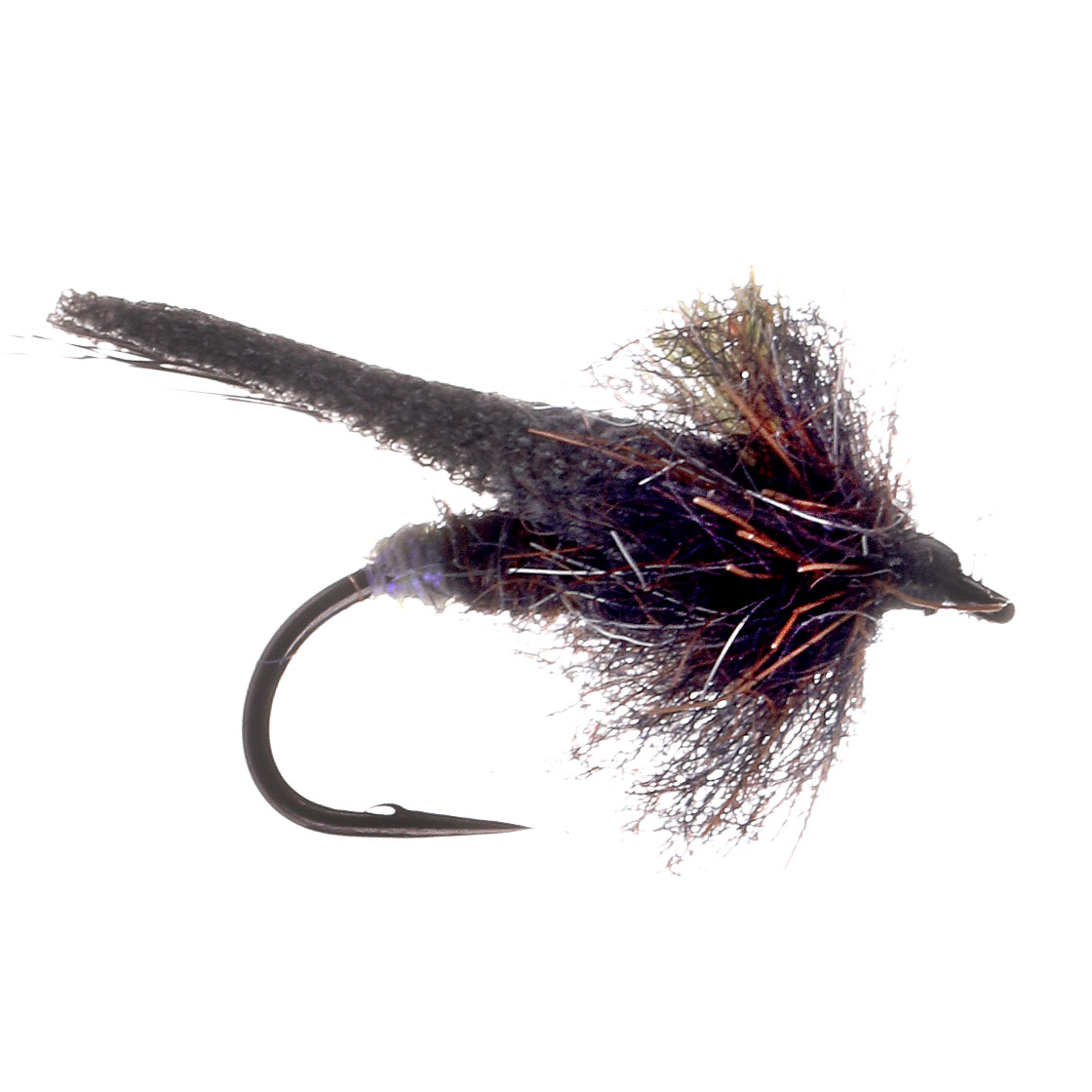 MFC Keller's Rage Cage Caddis Black Mouche sèche #14