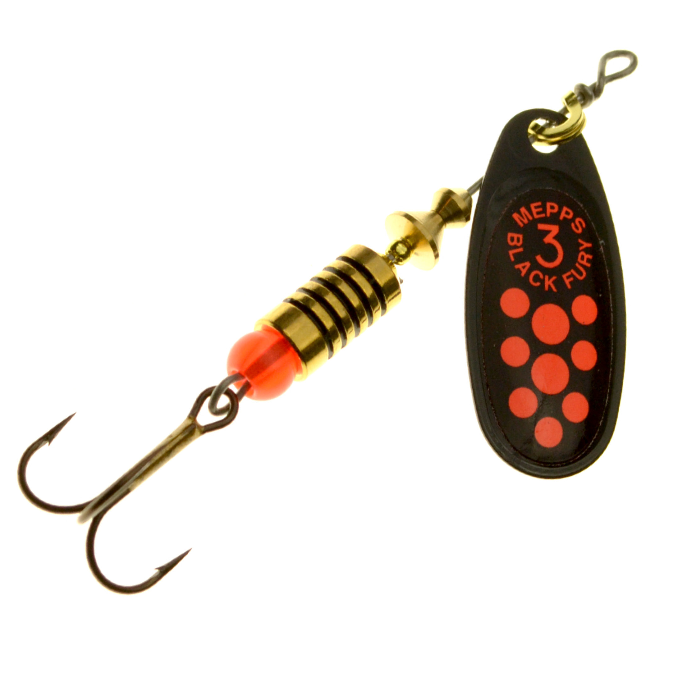 Mepps Black Fury Spinner noir/rouge