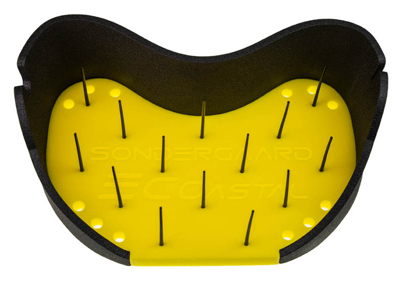 Sondergaard panier à lignes Coastal Stripping Basket black & yellow