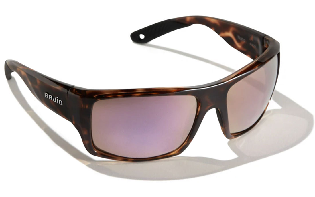 Bajio lunettes polarisantes Nato - Dark Tort Gloss (Rose Mirror PC)