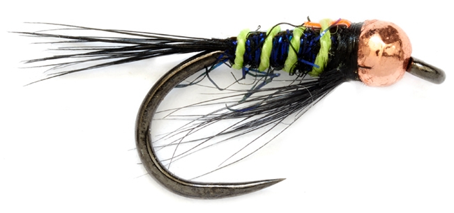 Fulling Mill Croston's Diawl Tungsten Trigger UV Noir Orange