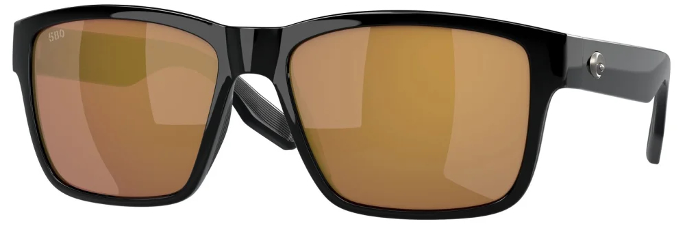 Costa Lunettes polarisantes Paunch XL Black (Gold Mirror 580G)