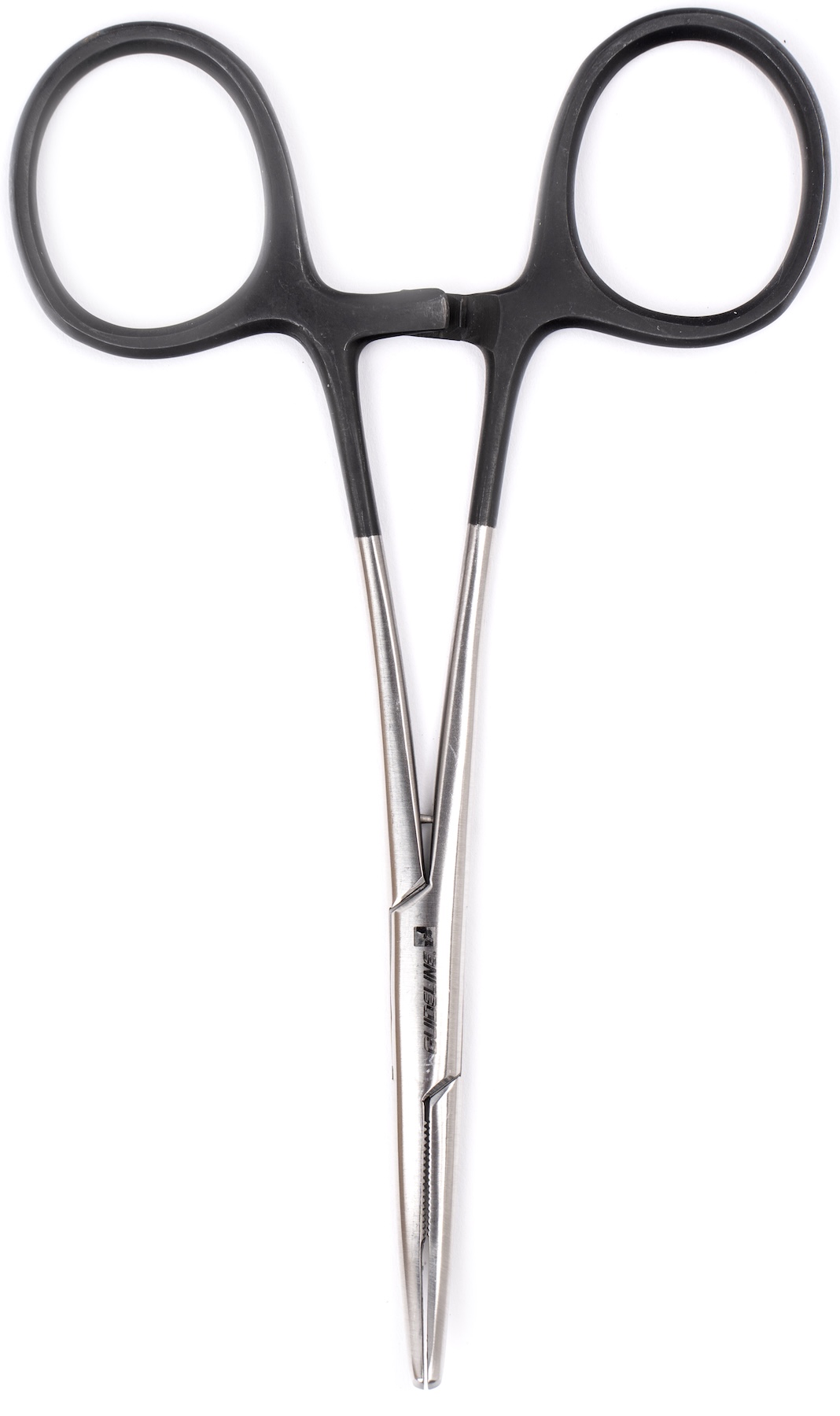 Guideline Forceps Curved 6" Pince Black Silver