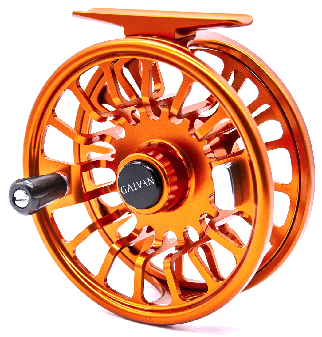 Galvan Torque moulinets de mouche orange brûlé
