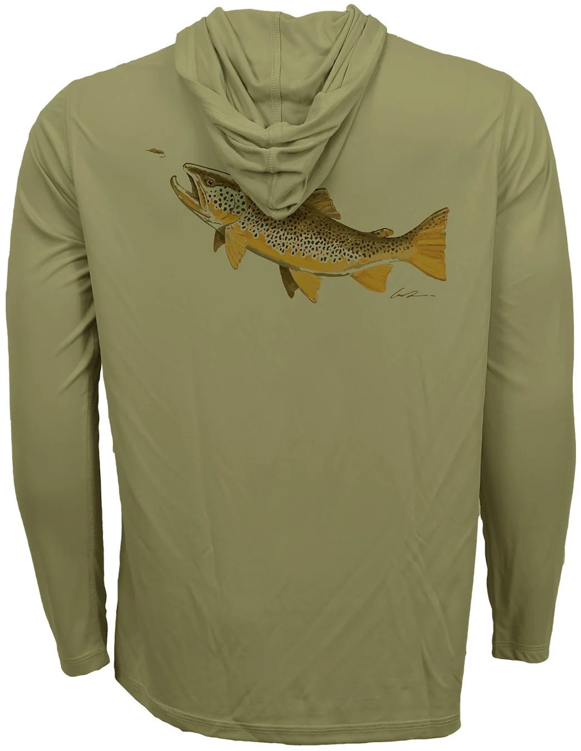RepYourWater T-shirt à capuche Sun ECO UPF50+ Hungry Brown