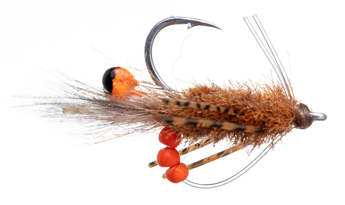H2O Mouche d'eau salée - Rolling Bead Fishient Crab redfish
