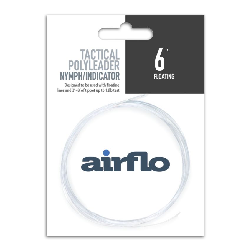 Airflo Tactical Polyleader - Nymphe - 6 ft Clear Floating