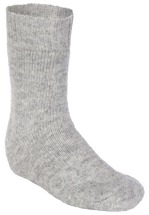 Bratens 100% Norvège THICK WOOL SOCKS extra warm light grey