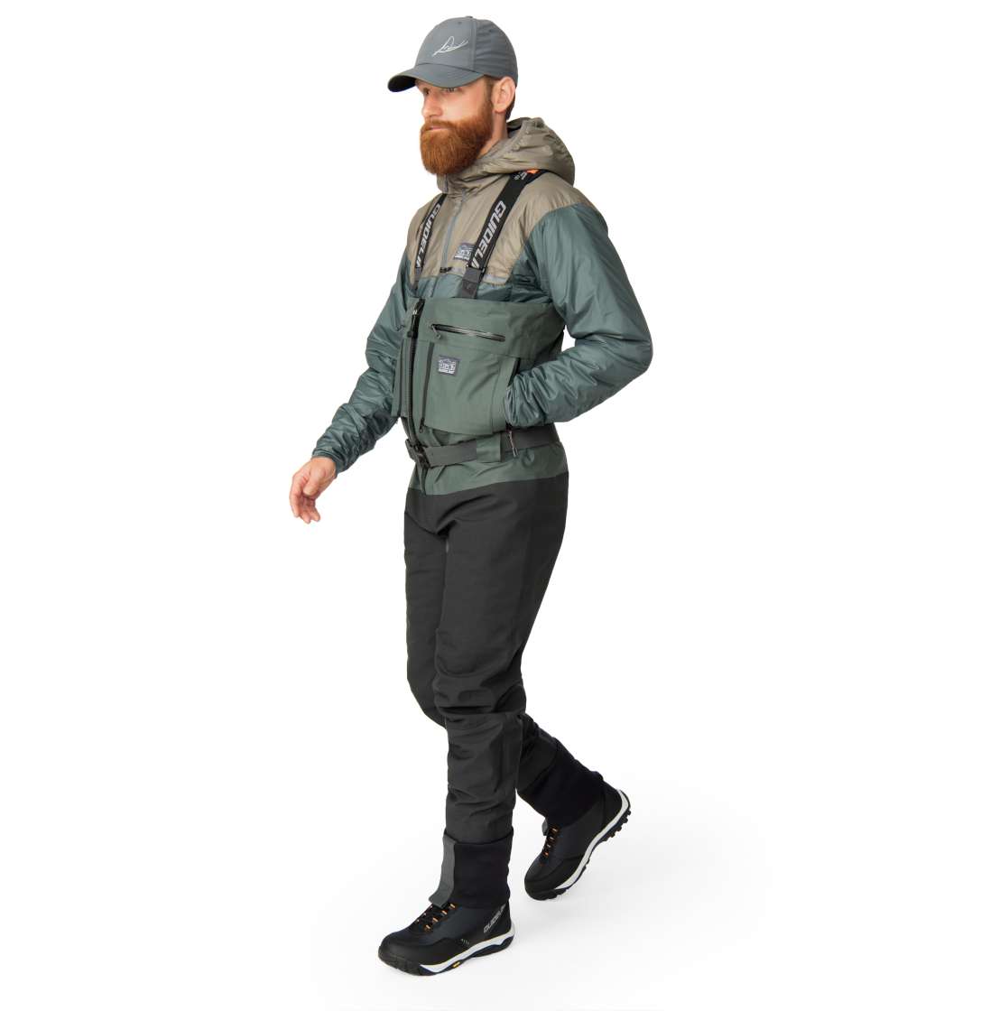 P-23751_Guideline_Alta_NGx_Sonic_Zip_Wathose_4 Model measures 184cm/78kg (6´1"/172lbs) and wears size Medium Long