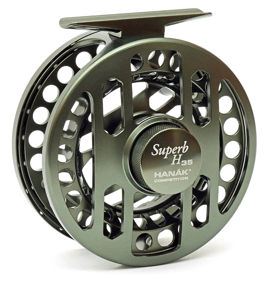 Hanak Superb H Nymph moulinets de mouche olive