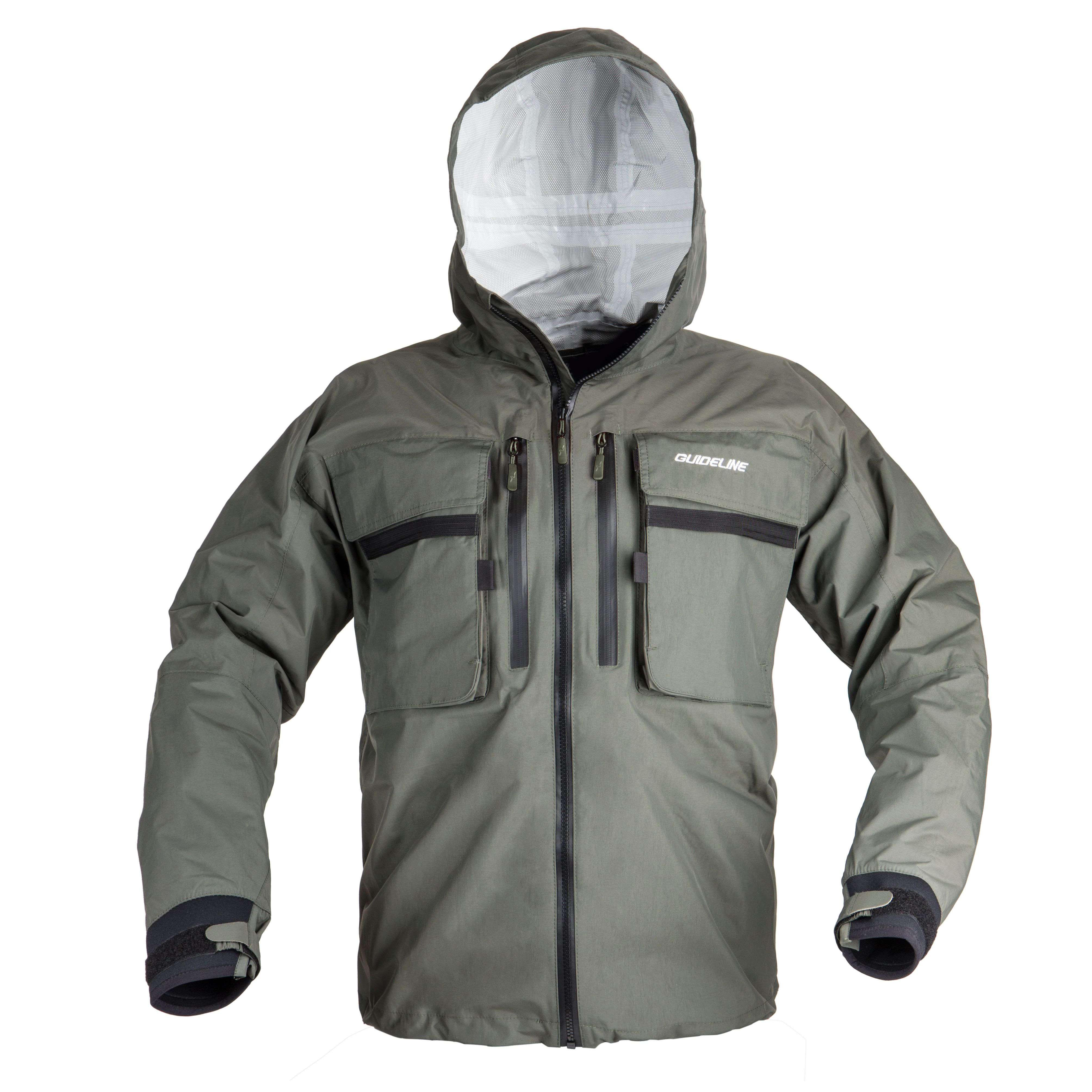 Guideline Laxa Jacket veste de wading vert mousse