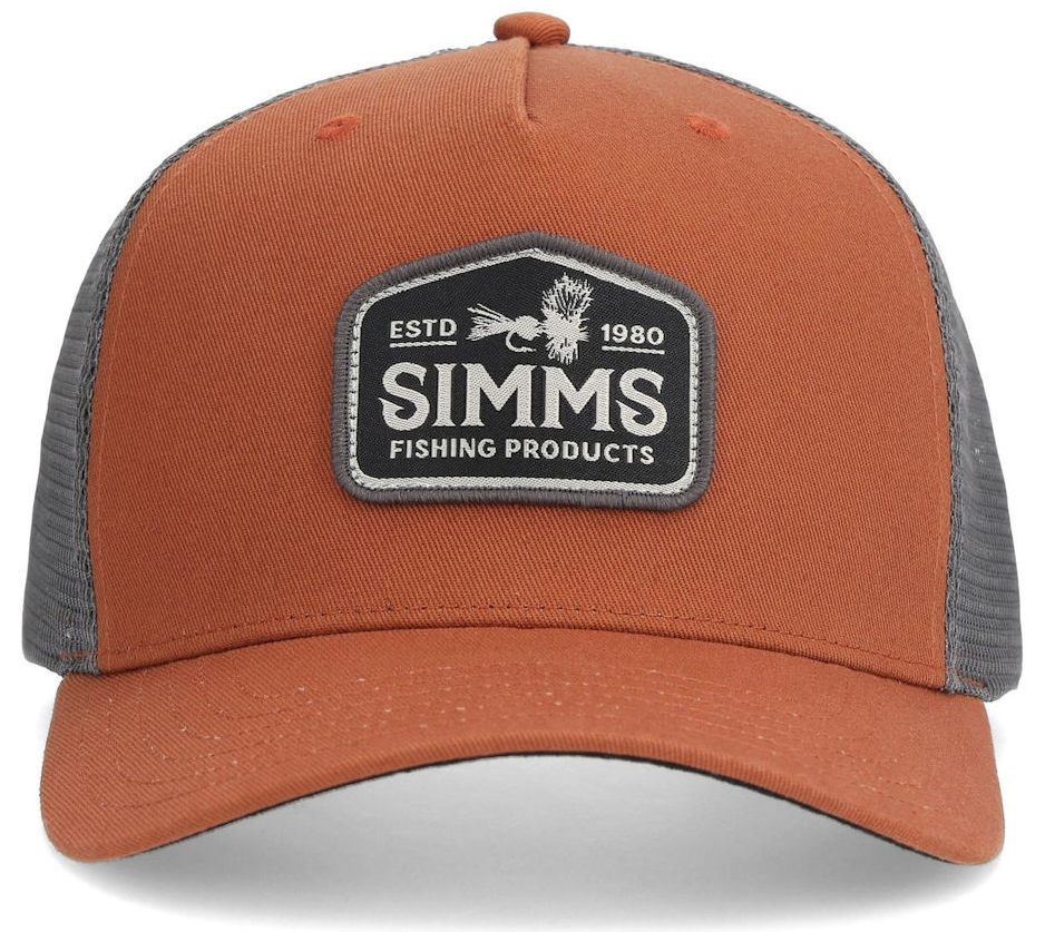 Simms Double Haul Trucker Cap casquette orange