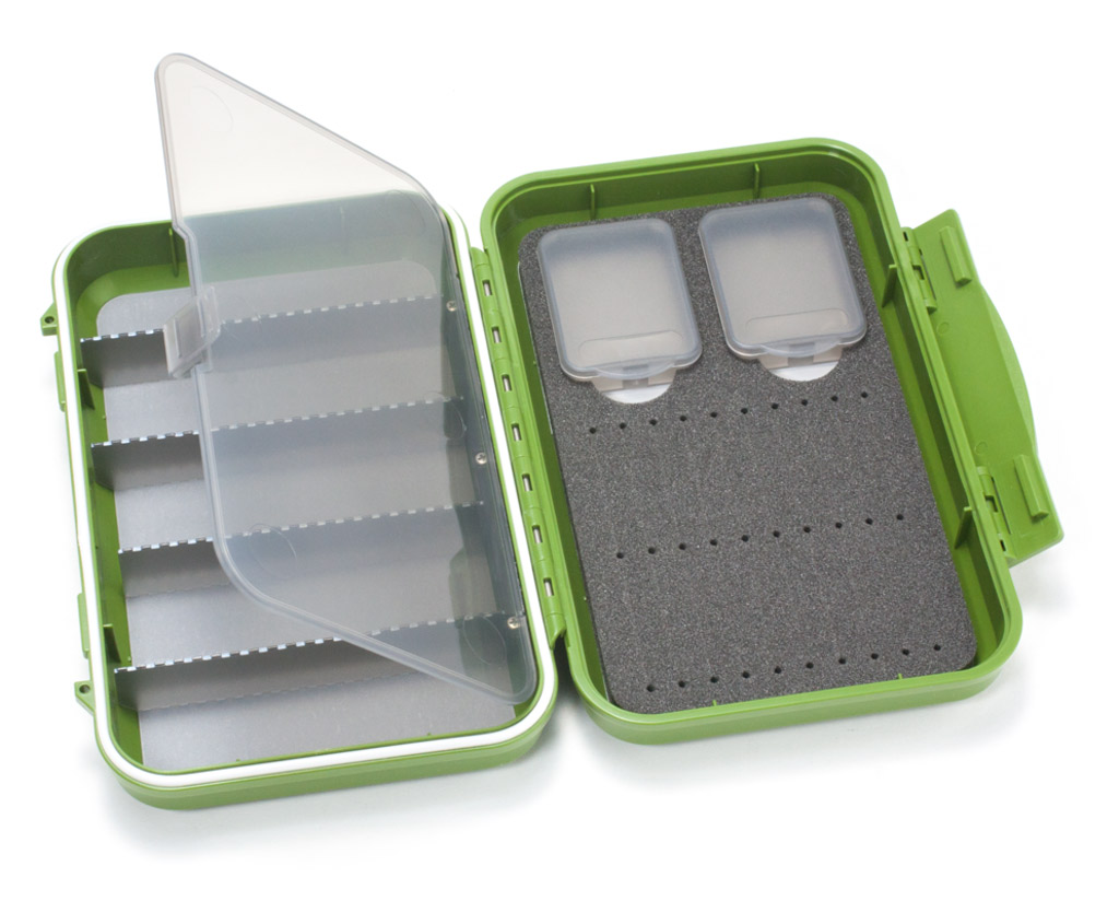 C&F Design CF-2405H boîte à mouches étanche pour mouches à tubes olive