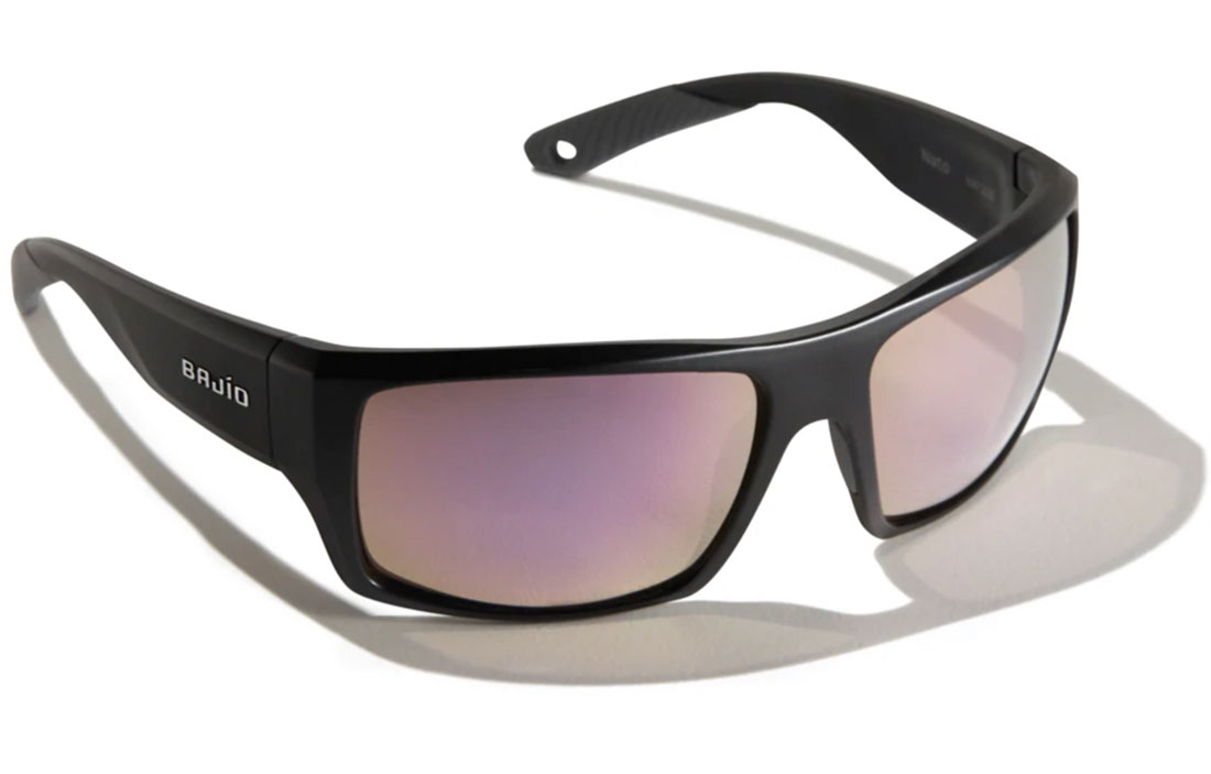 Bajio Lunettes polarisantes Nato - Black Matte (Rose Mirror Glass)
