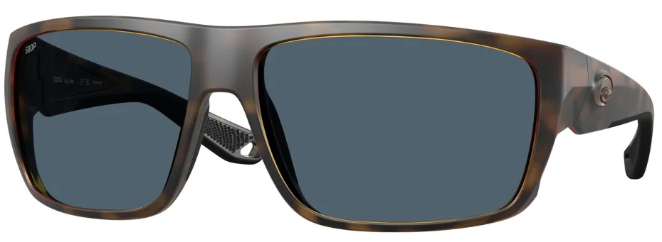 Costa lunettes polarisantes Fly Line Matte Tortoise (Gray 580P)