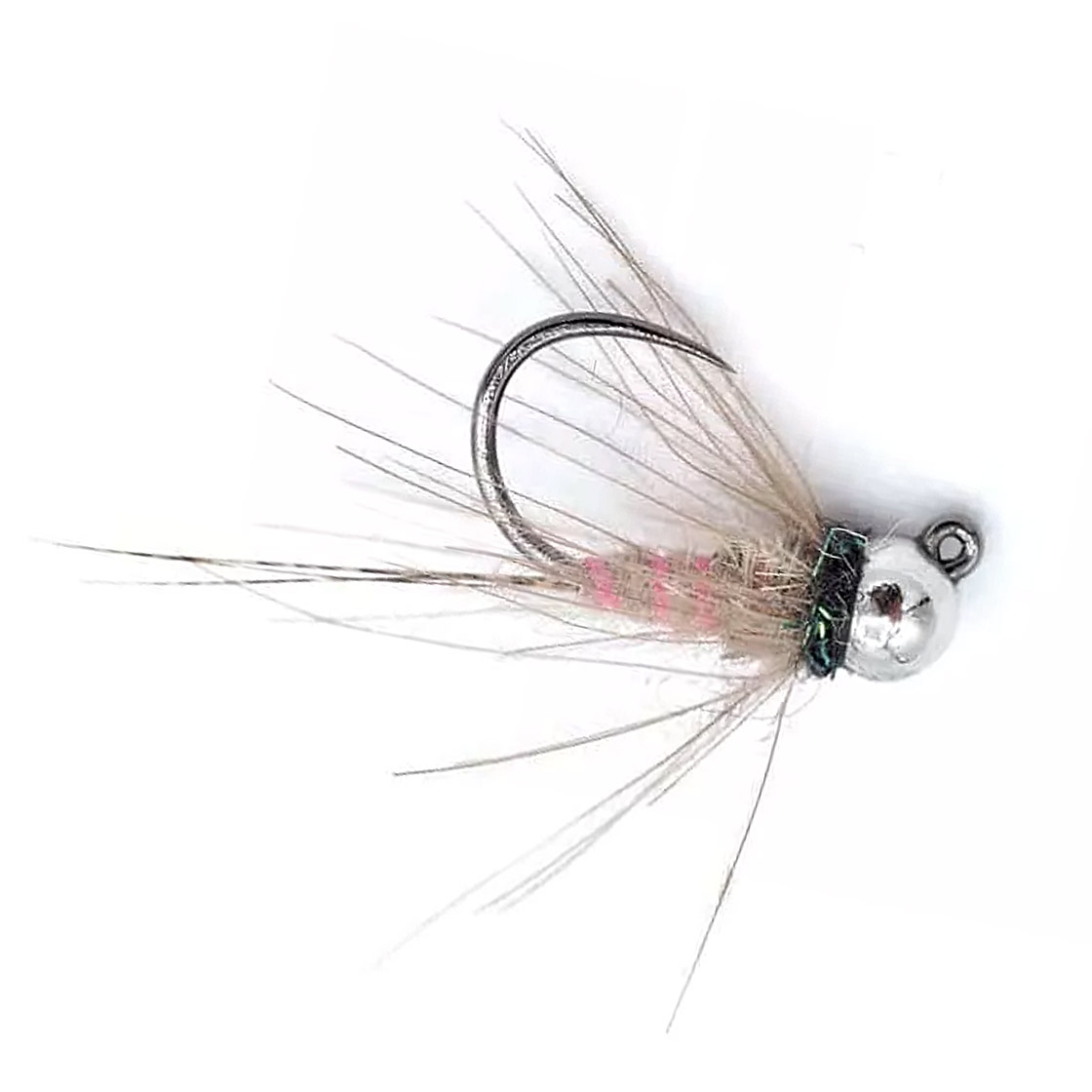 Superflies_Tungsten_Nymphe_Pink_Rib_Killer_Jig_Nymph Tying Example