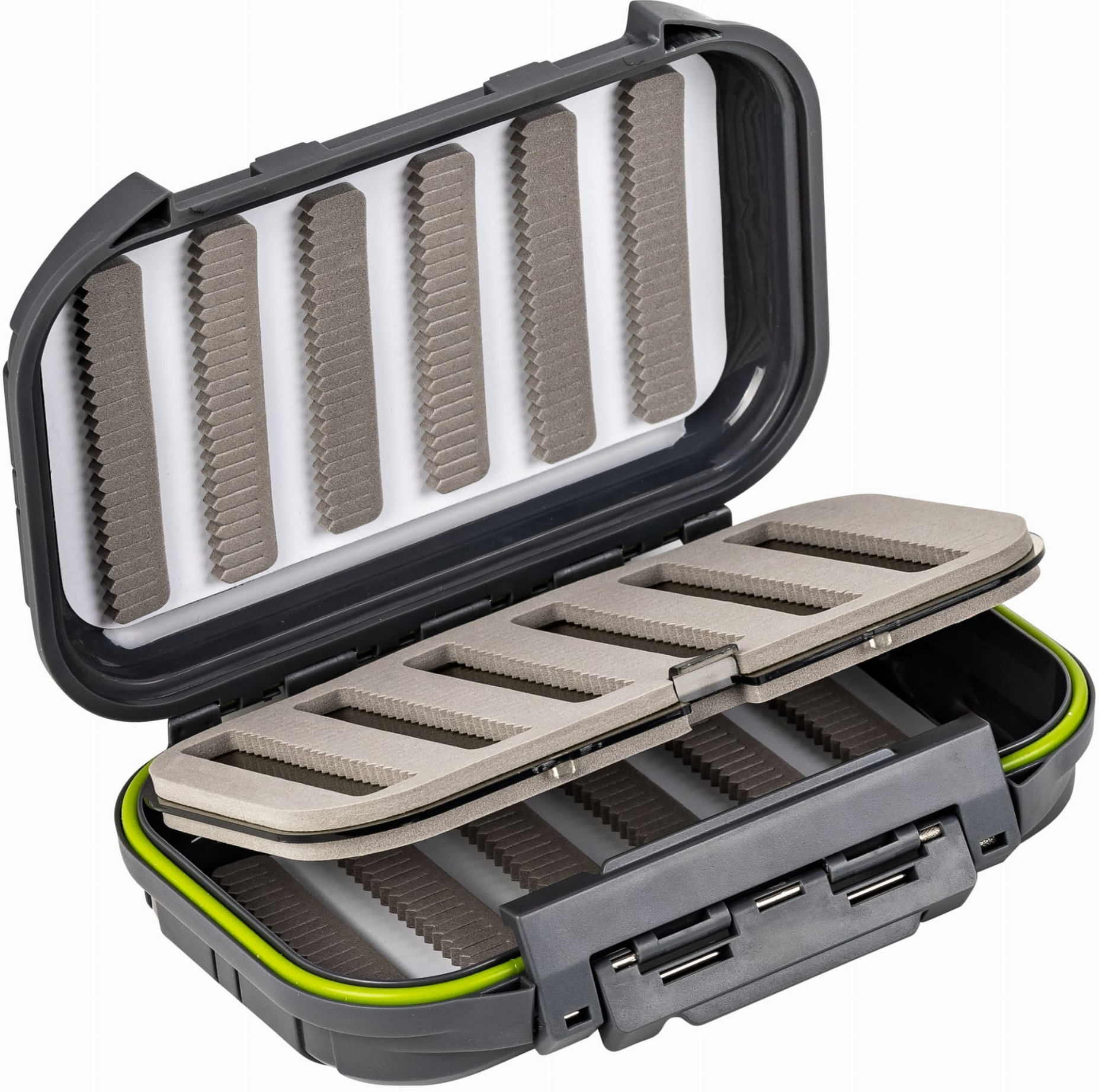 Traper Quadro Side Dryfly Box Waterproof 170 x 110 x 45mm Boîte à mouches sèche