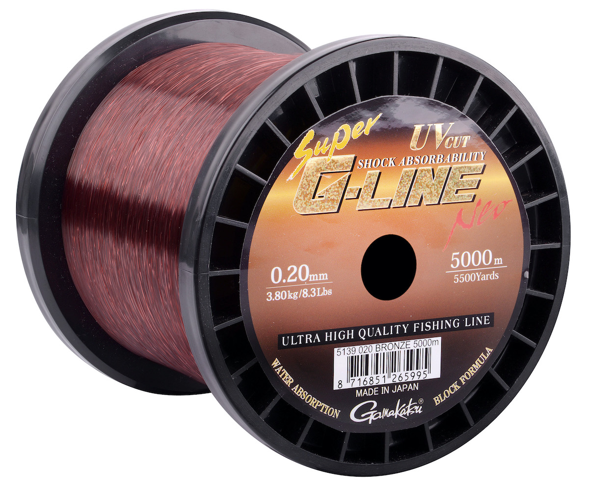 Gamakatsu Super G-Line neo bronze de grosse bobine