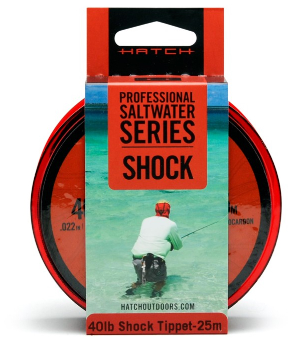Hatch Professional Saltwater Series Fluorocarbone Shock Tippet Matériel de bas de ligne