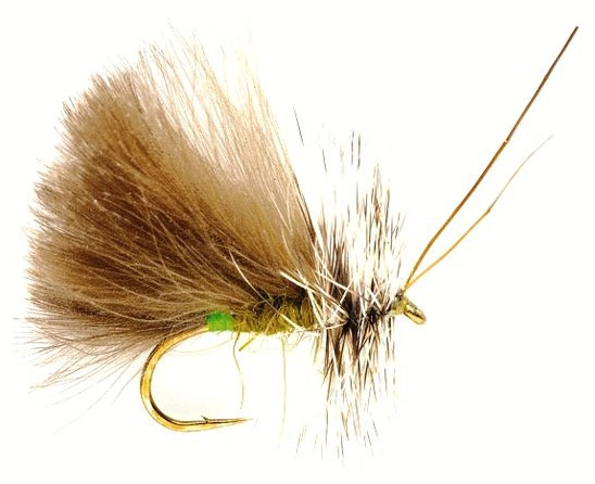 Fulling Mill mouche sèche - High Rider CDC Sedge Olive