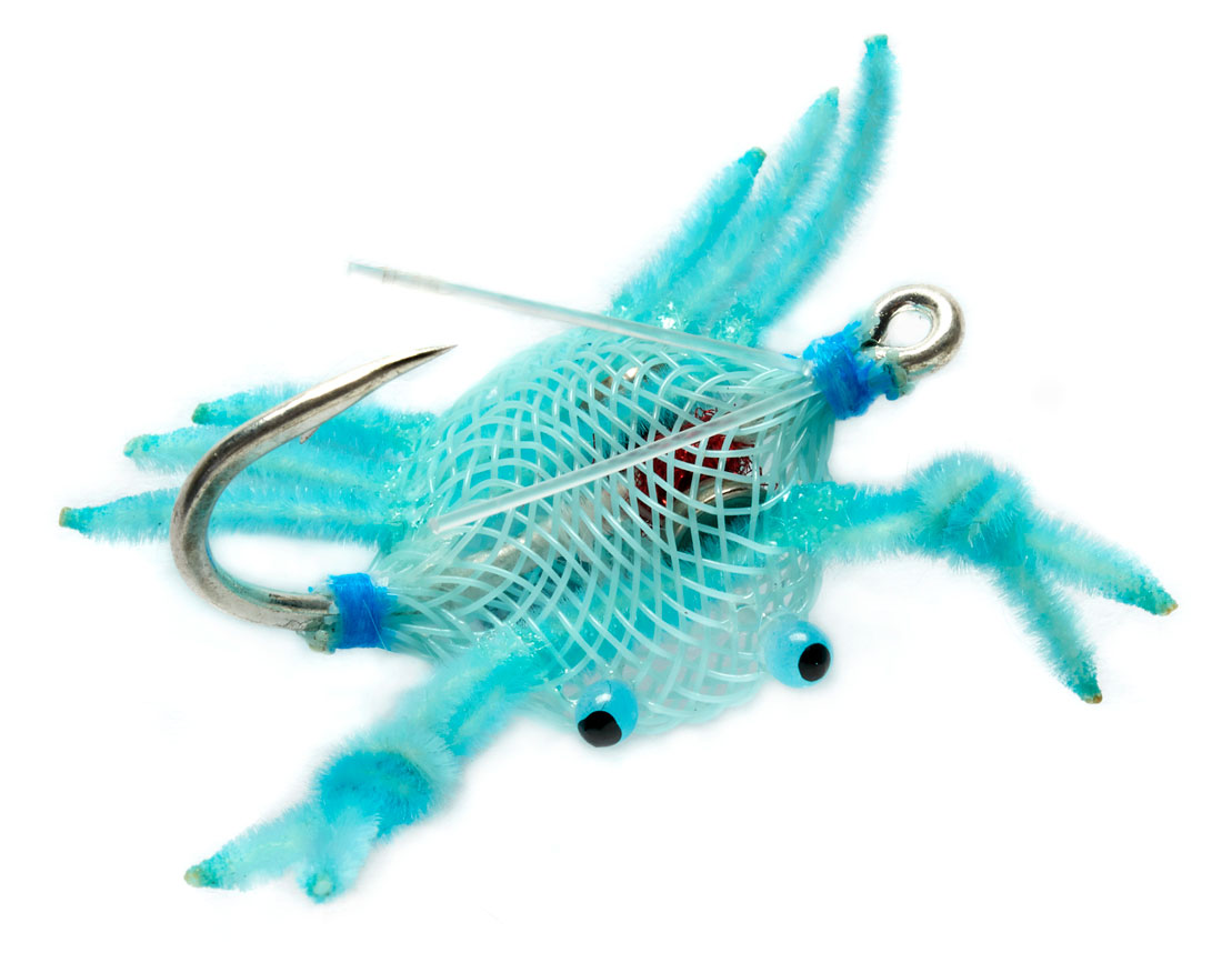 Fulling Mill mouche d'eau salée - Flexo Crab Weedless blue