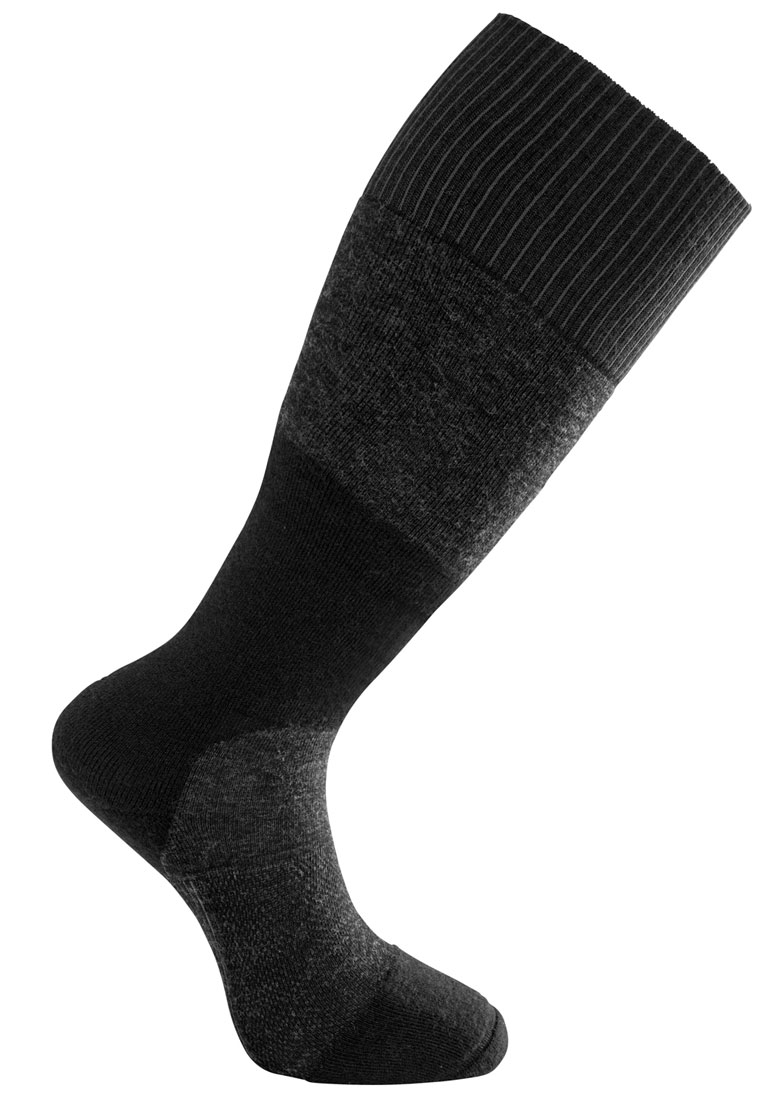 Woolpower Socks Skilled Classic Knee-High 400 Chaussettes dark grey/black
