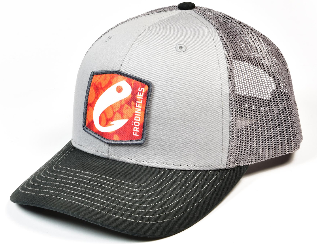Frödin Logo Trucker Hat casquette noir gris