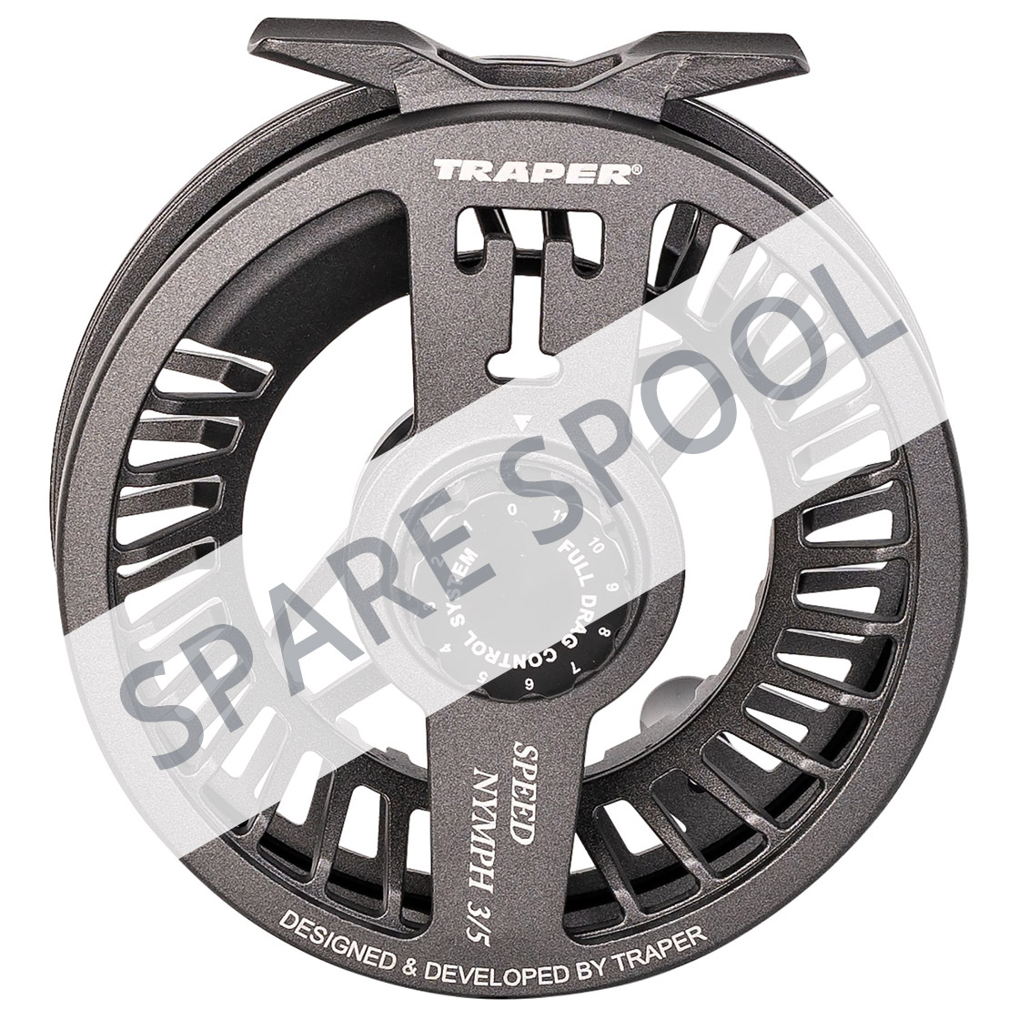 Traper Speed Nymphes # 3 - 5 Bobine de rechange Gun Smoked