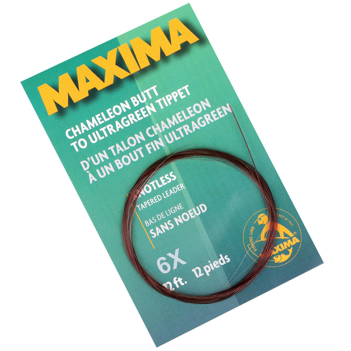 Maxima Knotless Tapered leader 12 ft bas de ligne conique