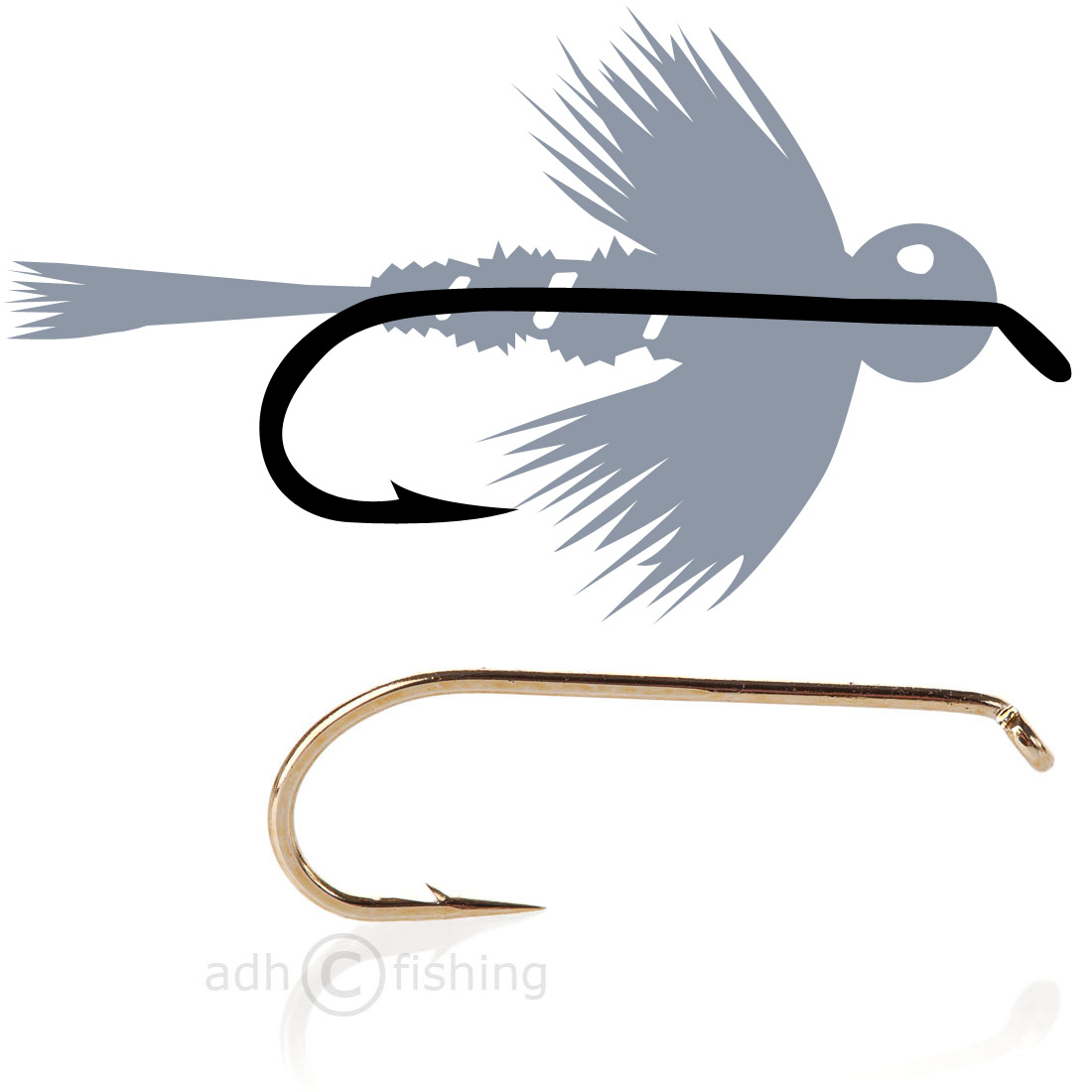 Tunca Hameçon à mouche T40 Bead head nymphes