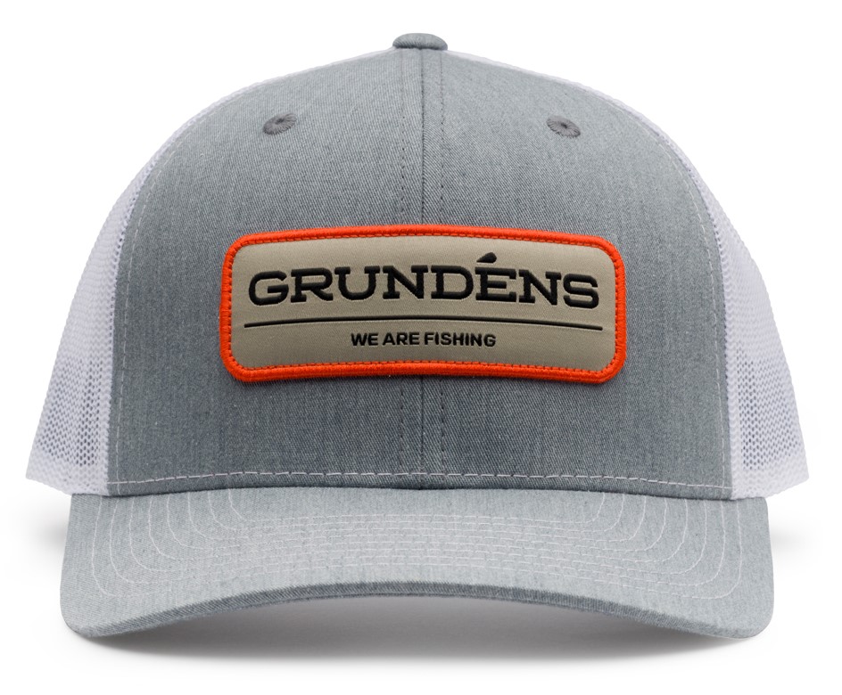 Grundéns We Are Fishing Trucker Cap casquette heather grey/black