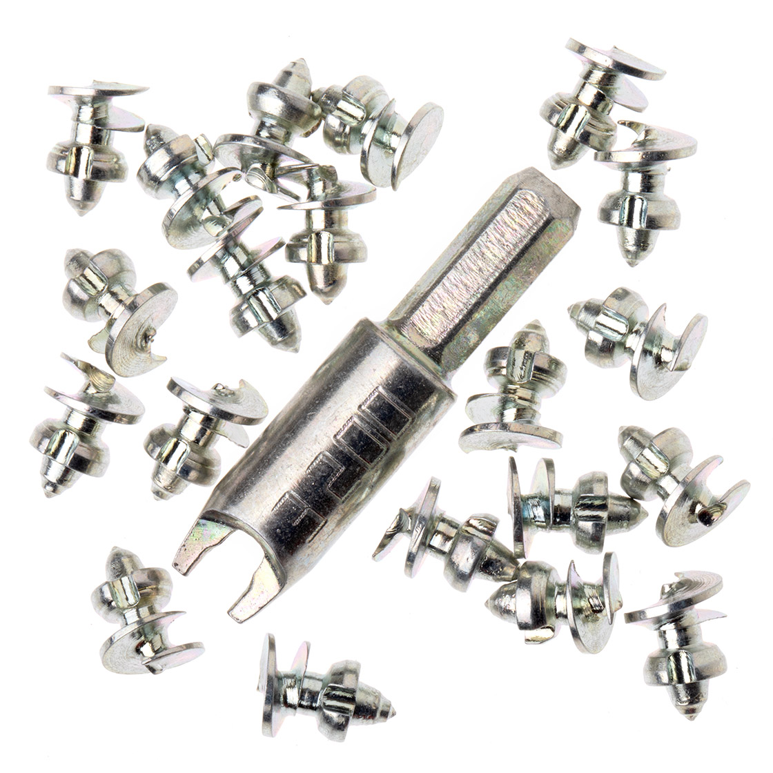 Andrew Spike Set pour semelles en caoutchouc, outils inclus